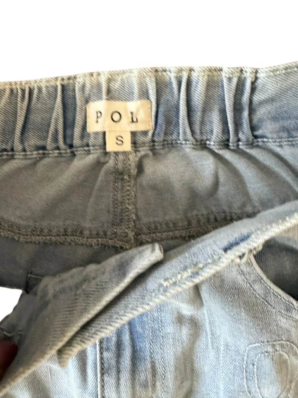POL Denim Lace Wide Leg Jeans Size Small Womens - Picture 4 of 7